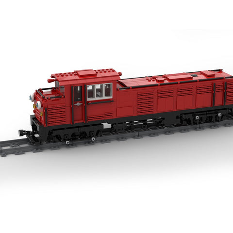 MOC - 75548 Japanese DL 43 Locomotive Building Blocks - LesDiy