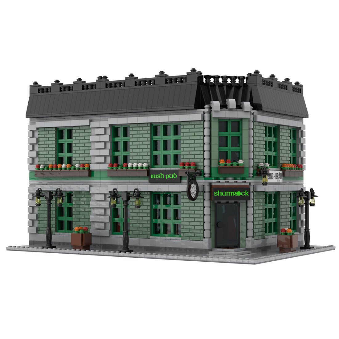 MOC - 75858 Shamrock Building Blocks - LesDiy