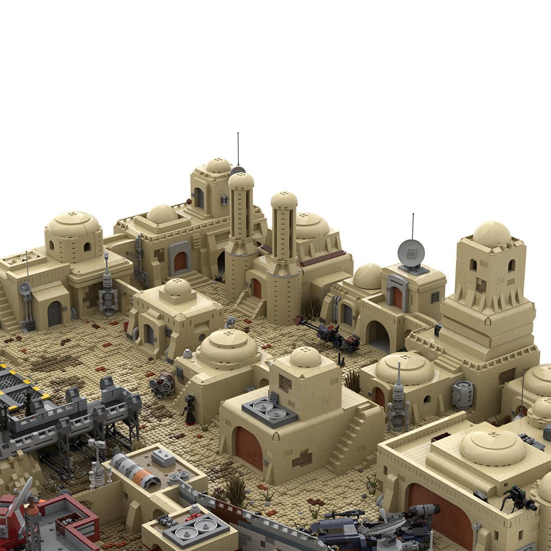 MOC - 76005 Tatooine Mos Eisley Spaceport - LesDiy - 