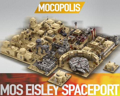 MOC - 76005 Tatooine Mos Eisley Spaceport - LesDiy - 