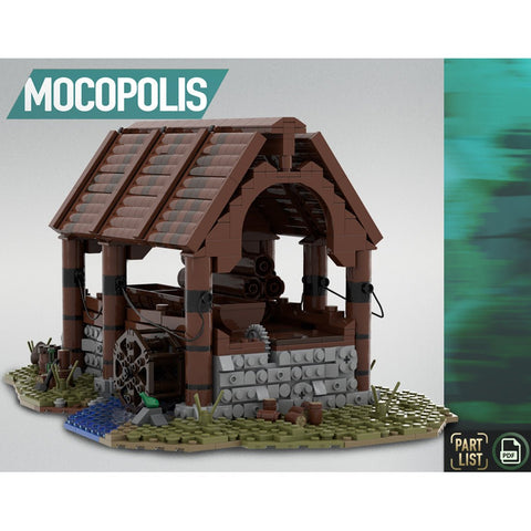 MOC - 76358 Medieval Sawmill - LesDiy