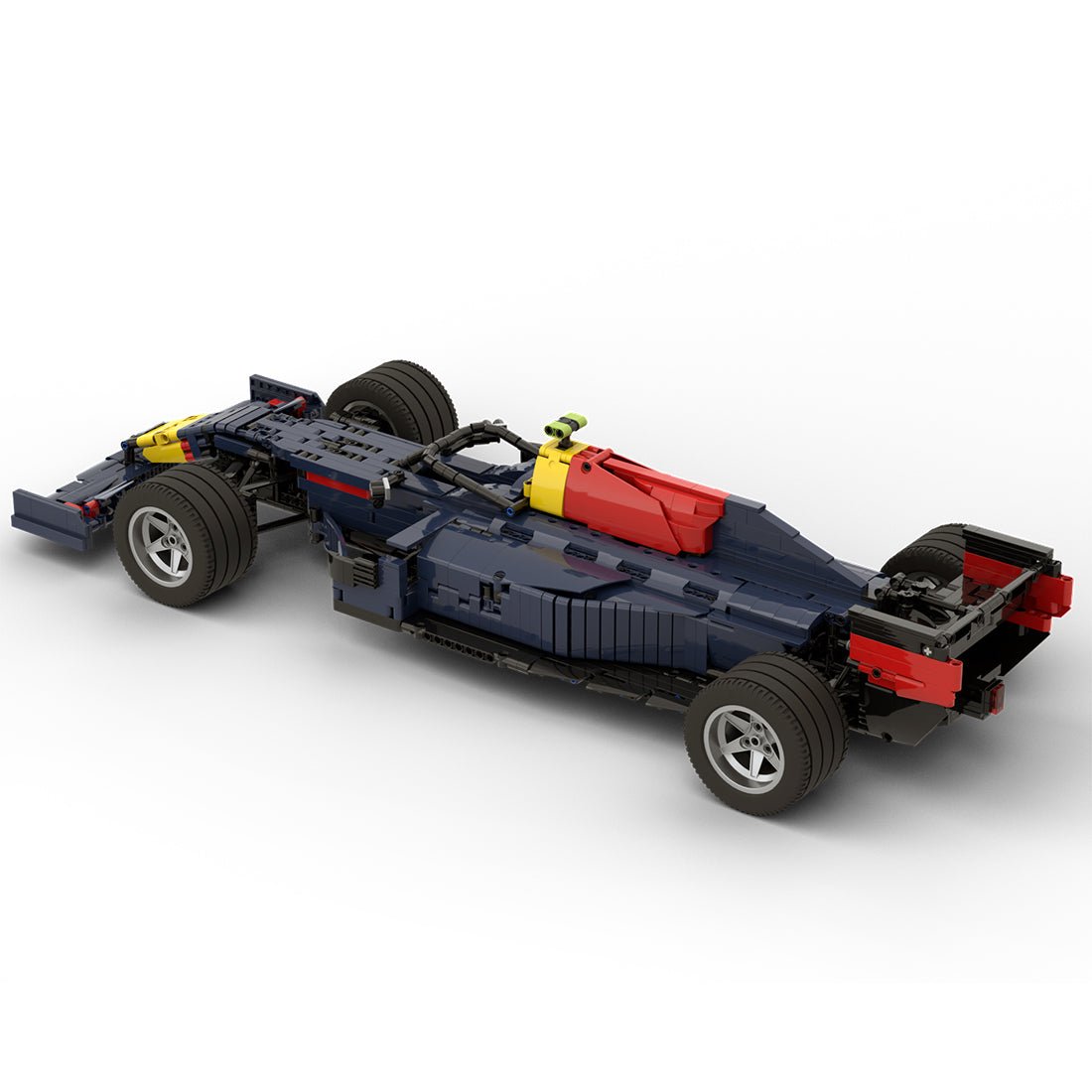 MOC - 76717 RB16B 1/8 Scale Formula Racing Car - LesDiy