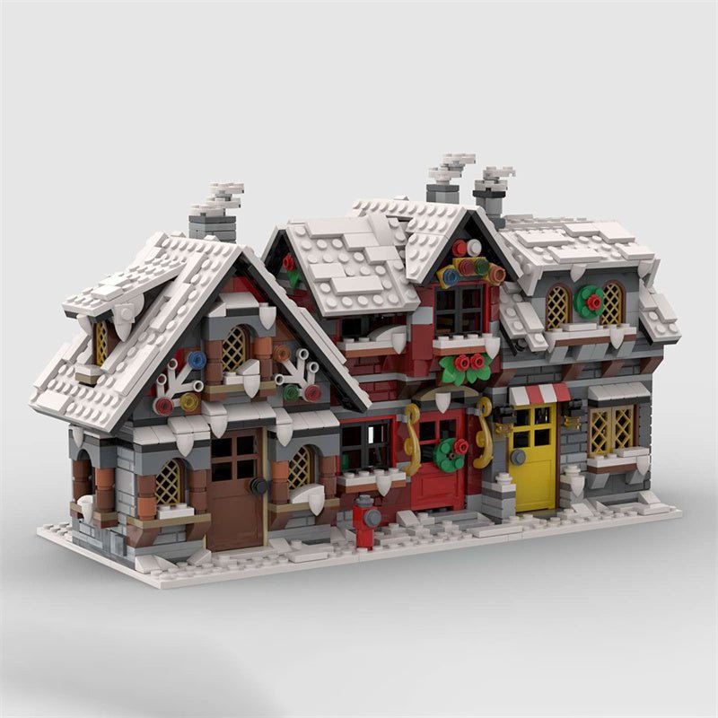 MOC - 79497 Three Winter House (The Backside) - LesDiy