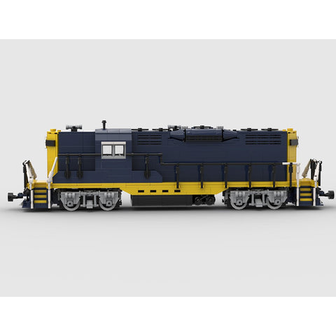 MOC - 79701 Santa Fe GP9 Train Model(Dynamic Version) - LesDiy