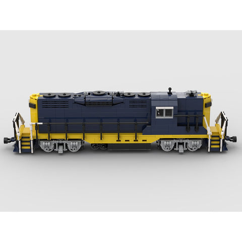 MOC - 79701 Santa Fe GP9 Train Model(Dynamic Version) - LesDiy