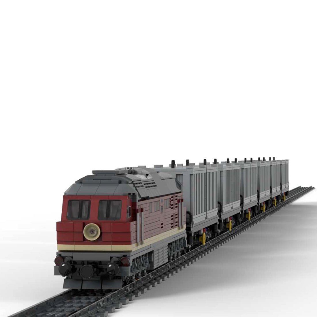 MOC - 81731 BR132 + Container Wagons - LesDiy