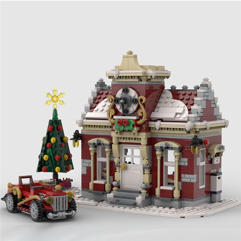 MOC - 84431 Little Winter Town Hall - LesDiy - MOC