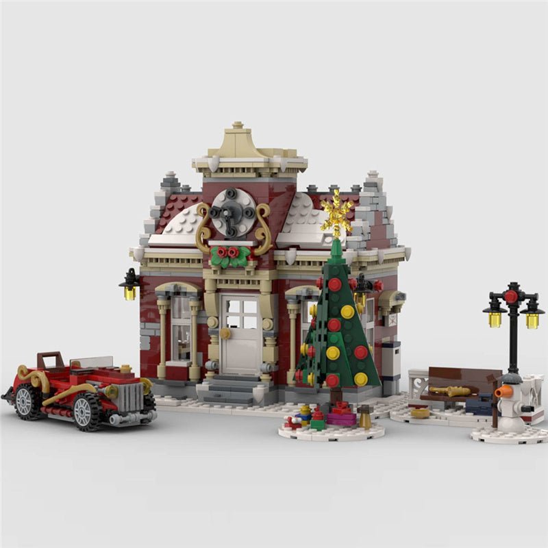 MOC - 84431 Little Winter Town Hall - LesDiy