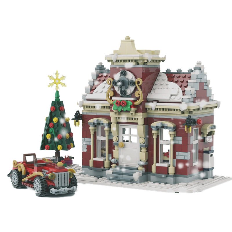 MOC - 84431 Little Winter Town Hall - LesDiy - MOC