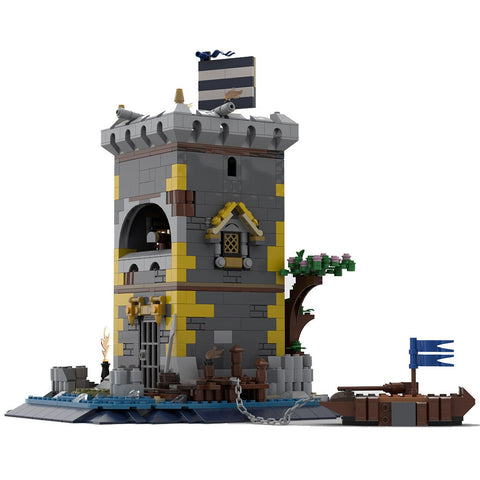 MOC - 85265 Medieval Pirate Fortress Building Blocks - LesDiy