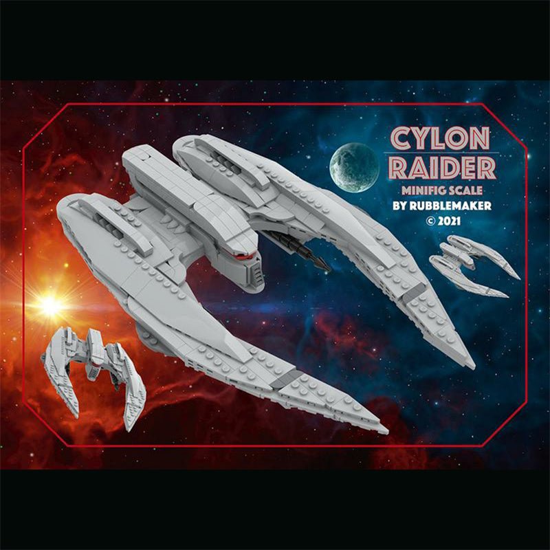 MOC - 85569 MK II Cylon Raider - LesDiy