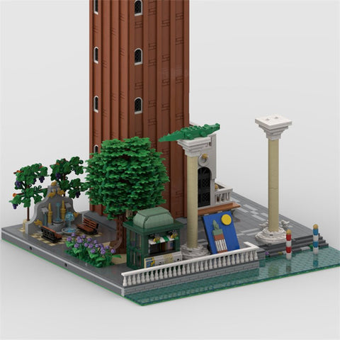 MOC - 88904 Venice Campanile and Surrounding Area - LesDiy - MOC