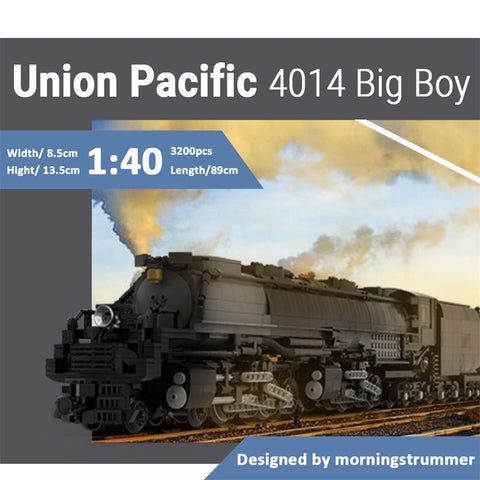 MOC - 89126 Union Pacific 4014 Big Boy (US Warehouse) - LesDiy - MOC