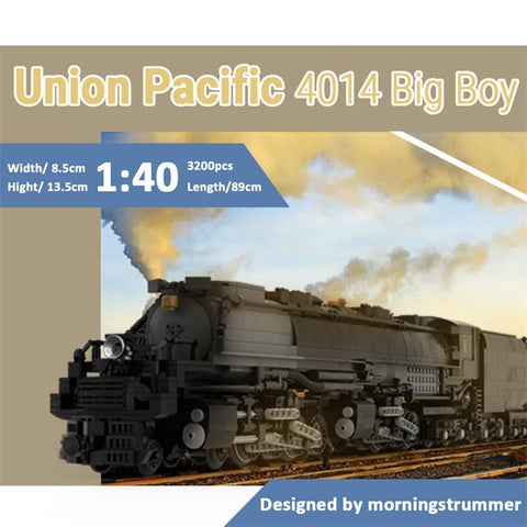 MOC - 89126 Union Pacific 4014 Big Boy (US Warehouse) - LesDiy - MOC