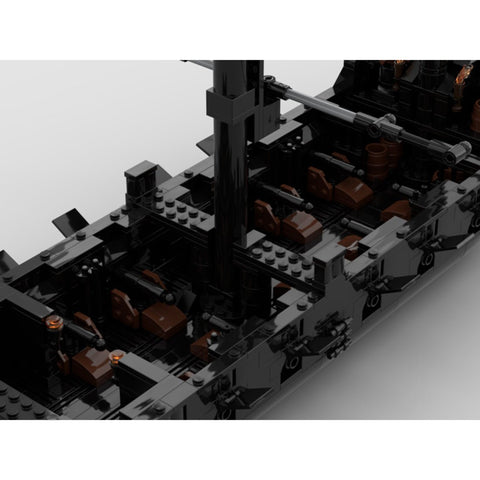 MOC - 89763 Black Pearl Pirate Warship - LesDiy - 