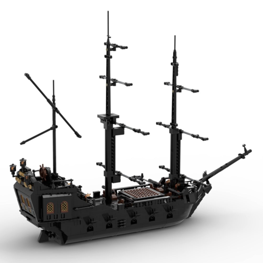 MOC - 89763 Black Pearl Pirate Warship - LesDiy - 