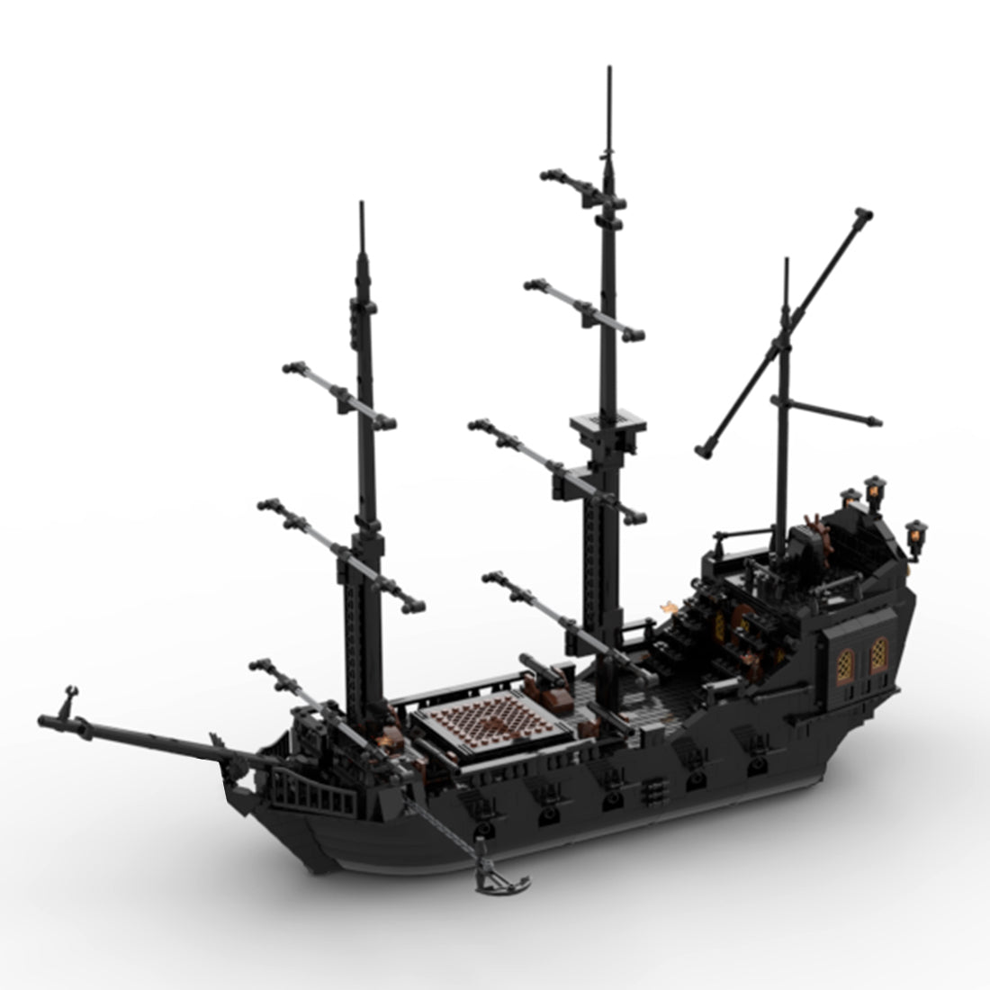 MOC - 89763 Black Pearl Pirate Warship - LesDiy