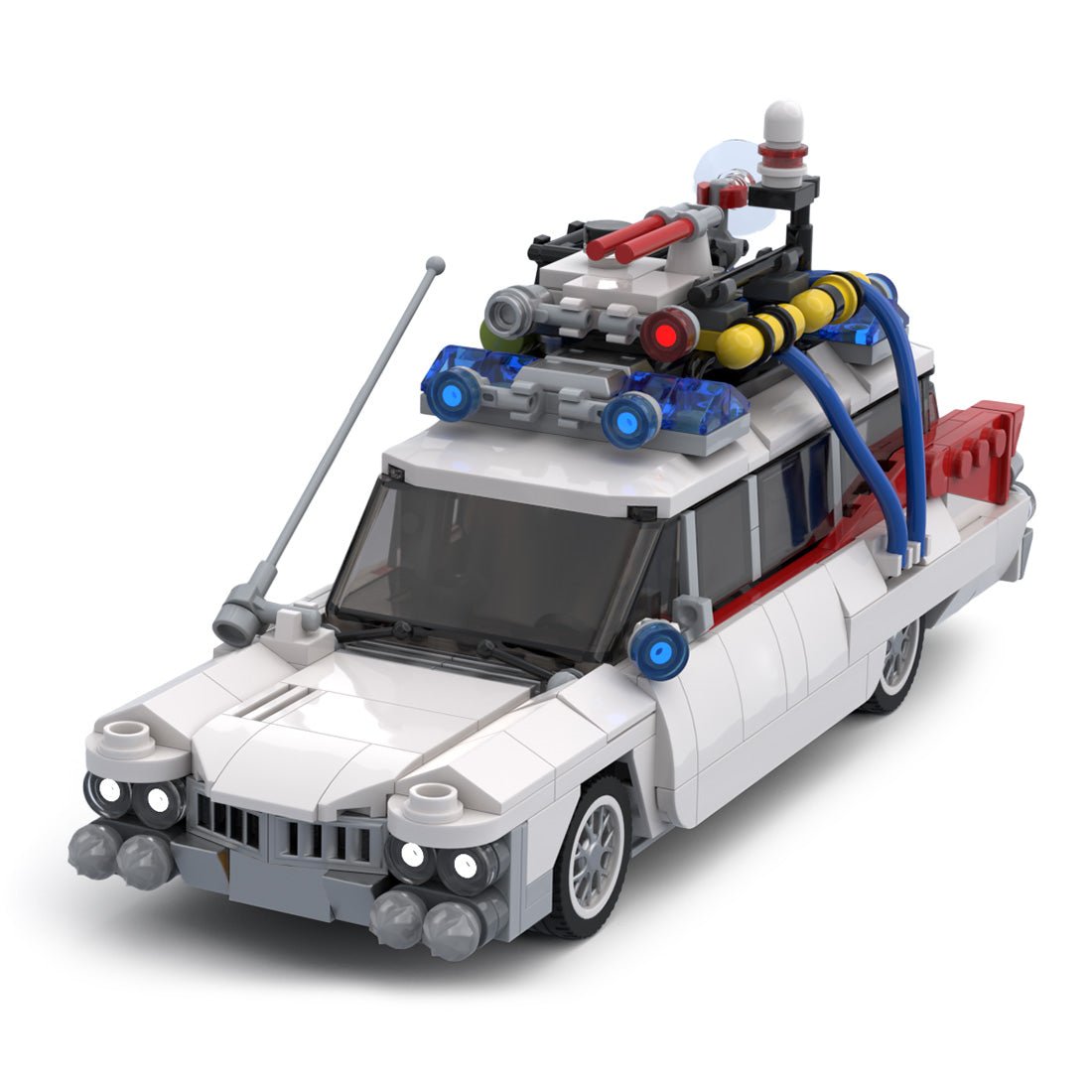 MOC - 90496 GB ECTO1 4 seater Revamp Convertible Car - LesDiy