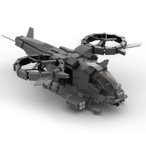 MOC - 91477 Military Combat Helicopter Model - LesDiy - 