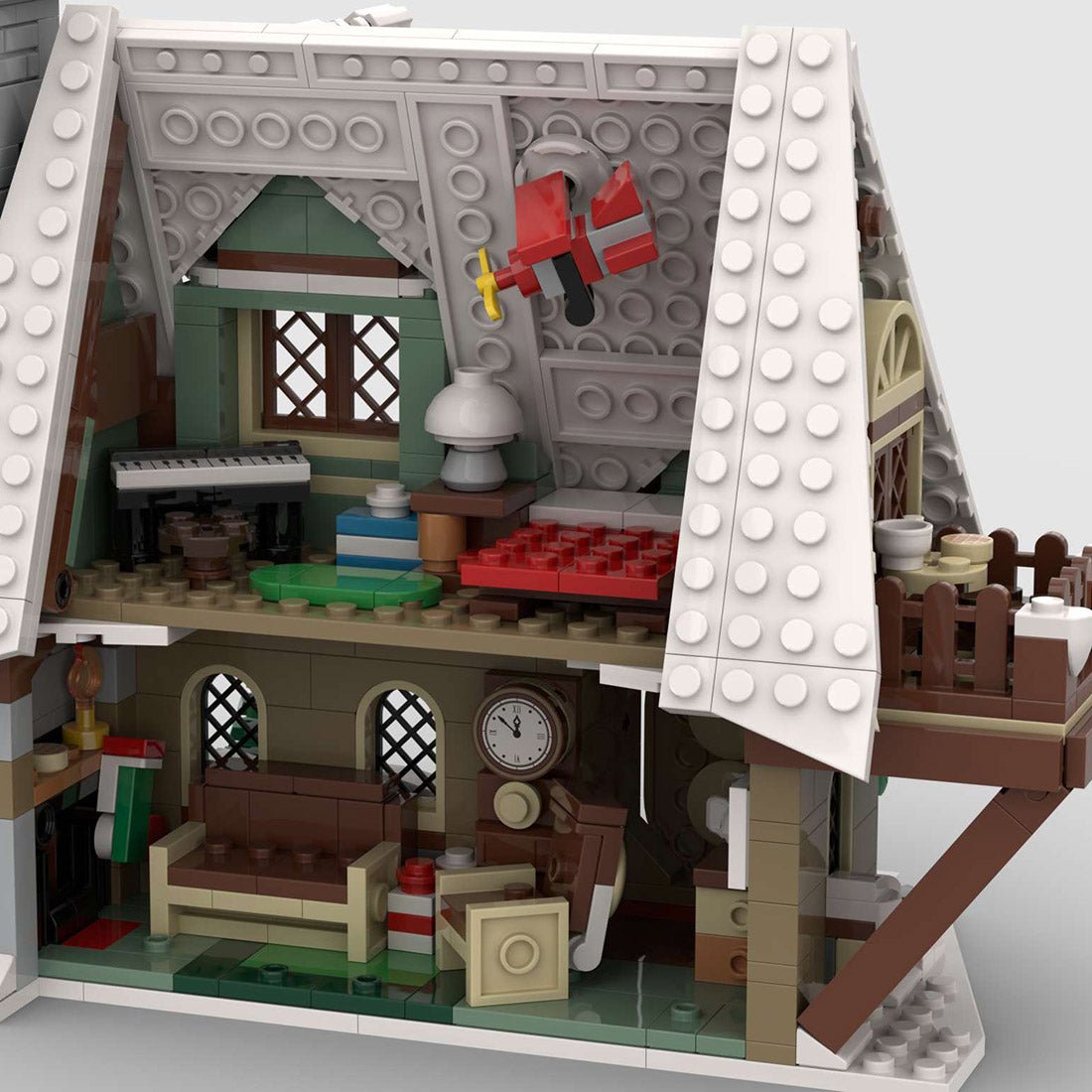 MOC - 91768 Christmas Elf Cottage - LesDiy - 