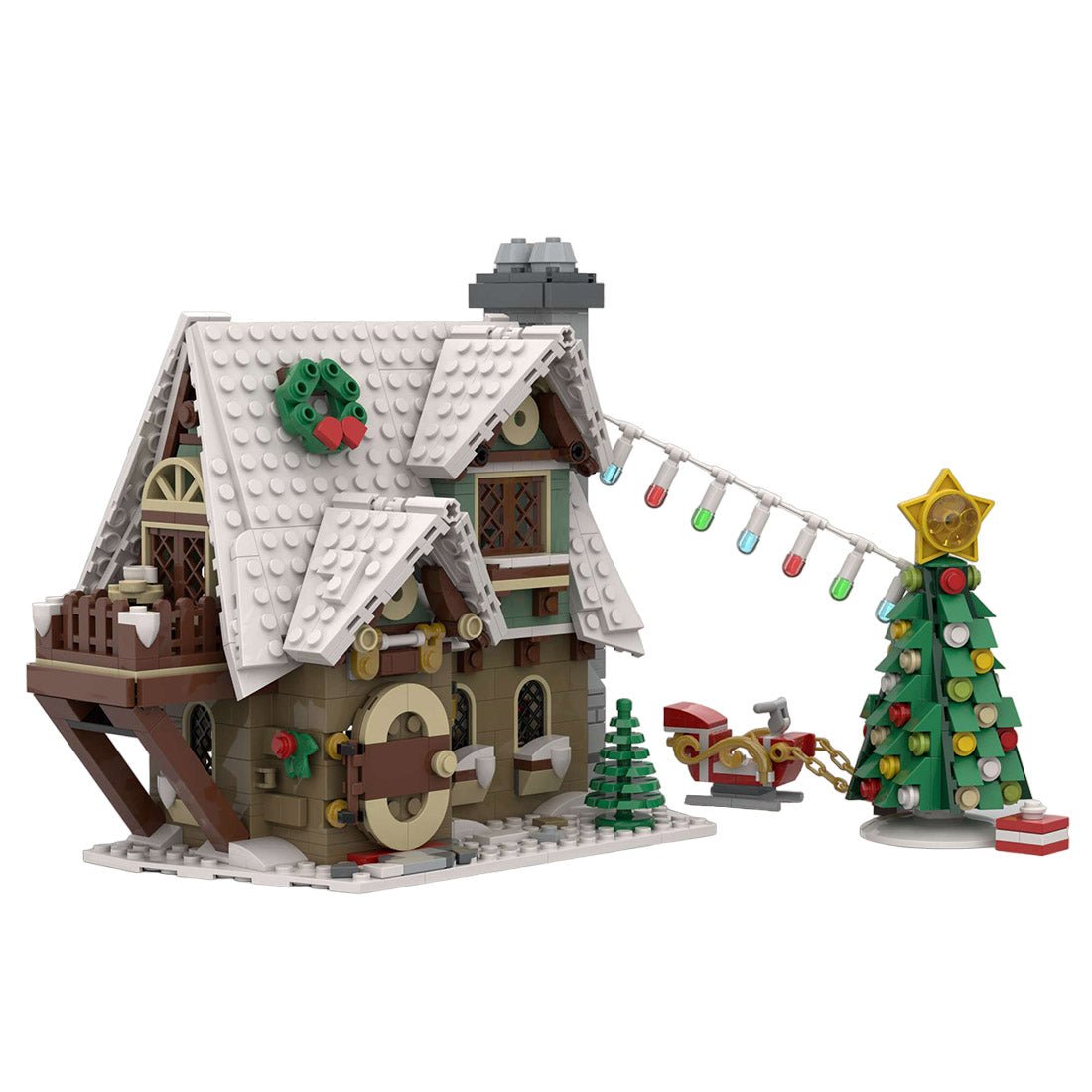 MOC - 91768 Christmas Elf Cottage - LesDiy