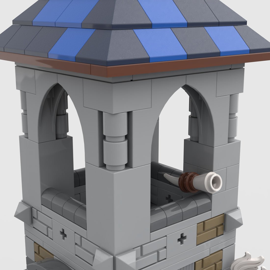 MOC - 92106 Modular Castle's Keep - LesDiy - 