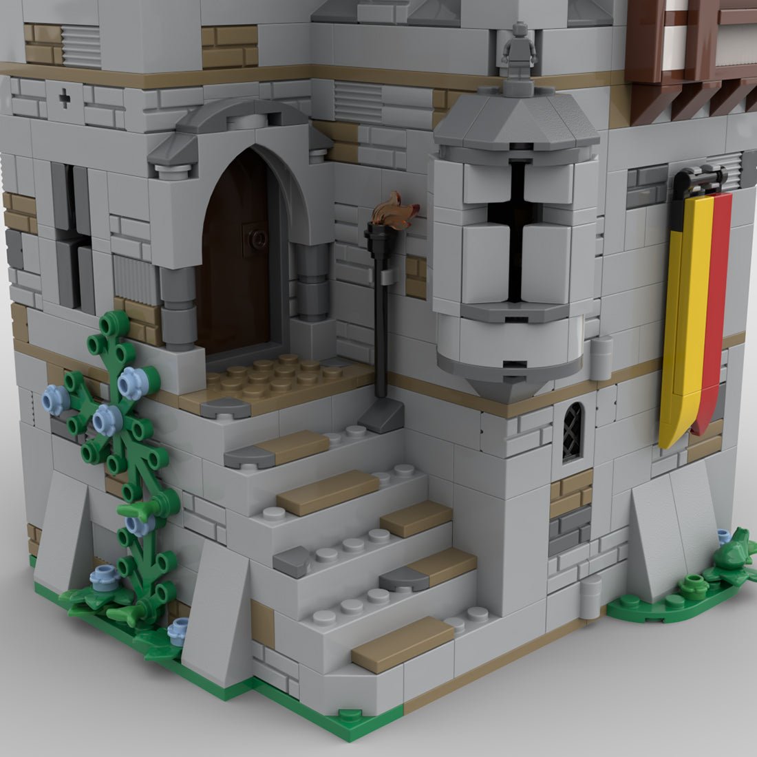 MOC - 92106 Modular Castle's Keep - LesDiy - 