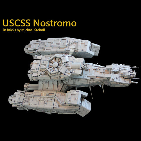 MOC - 92753 USCSS NOSTROMO 9803 - New Upload - LesDiy - Locomotive