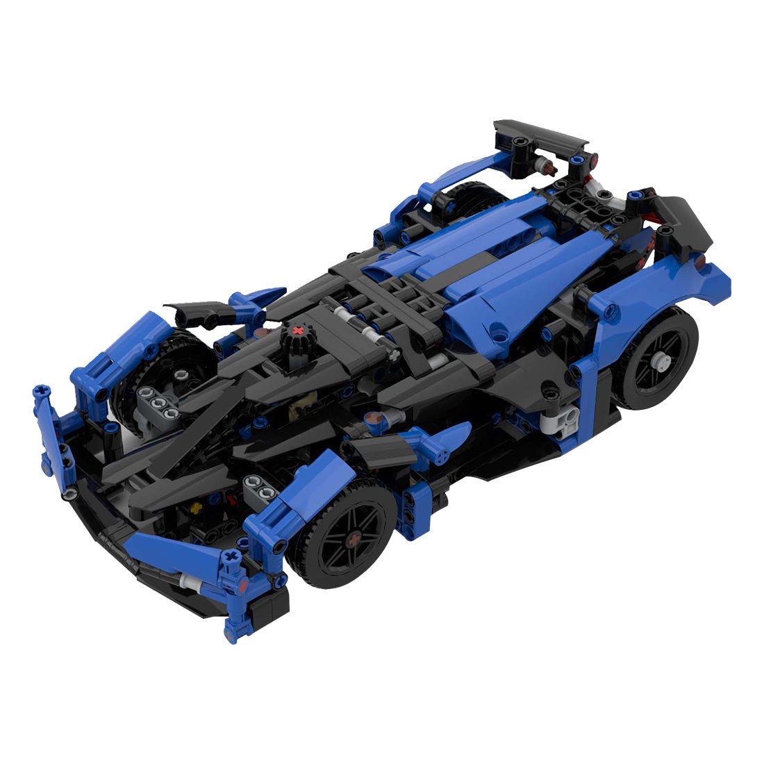 MOC - 95786 V12 GT Supercar Model MOC Racing Car - LesDiy