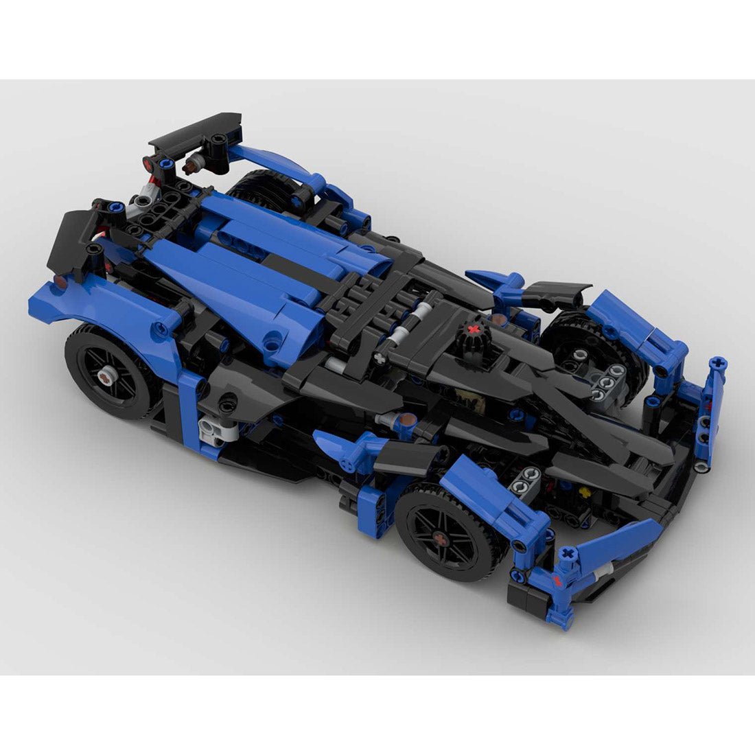 MOC - 95786 V12 GT Supercar Model MOC Racing Car - LesDiy