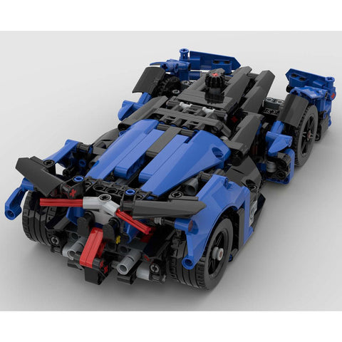 MOC - 95786 V12 GT Supercar Model MOC Racing Car - LesDiy