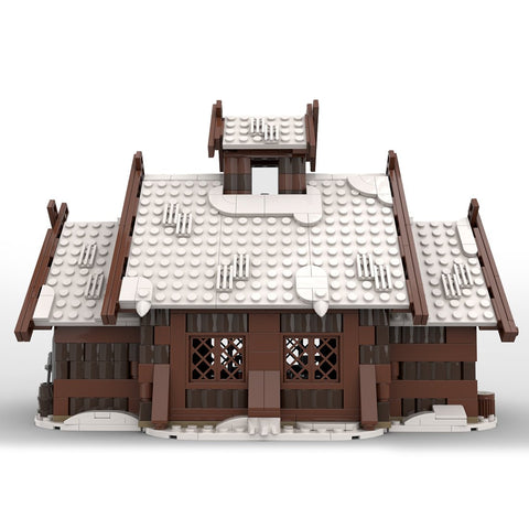 MOC - 96080 Winter Viking Mead Hall Building Blocks - LesDiy