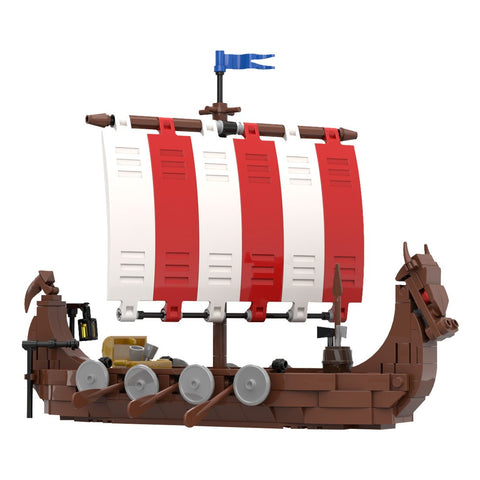 MOC - 98225 The Viking Longship - LesDiy