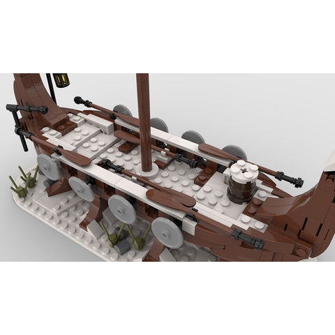 MOC - 98225 Winter Viking Longship Building Blocks - LesDiy