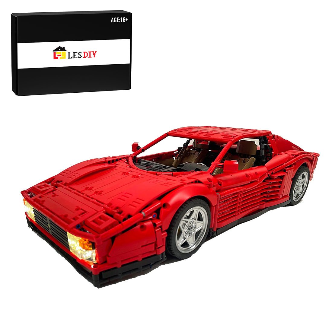 MOC - 98925 Ferrari Testarossa - Dynamic - LesDiy