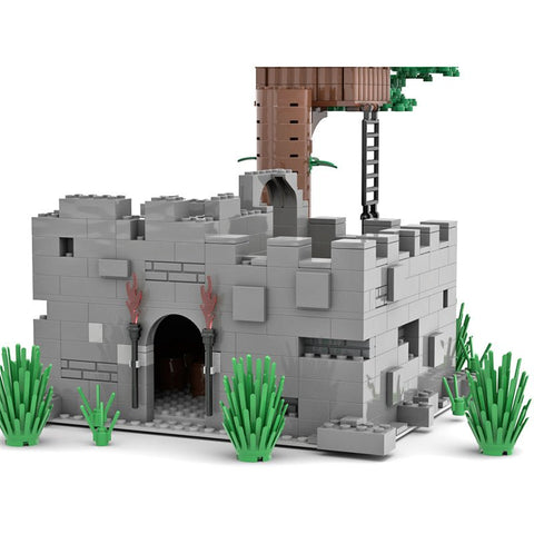 MOC Broken Fortress - LesDiy