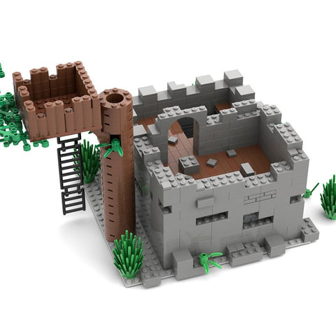 MOC Broken Fortress - LesDiy