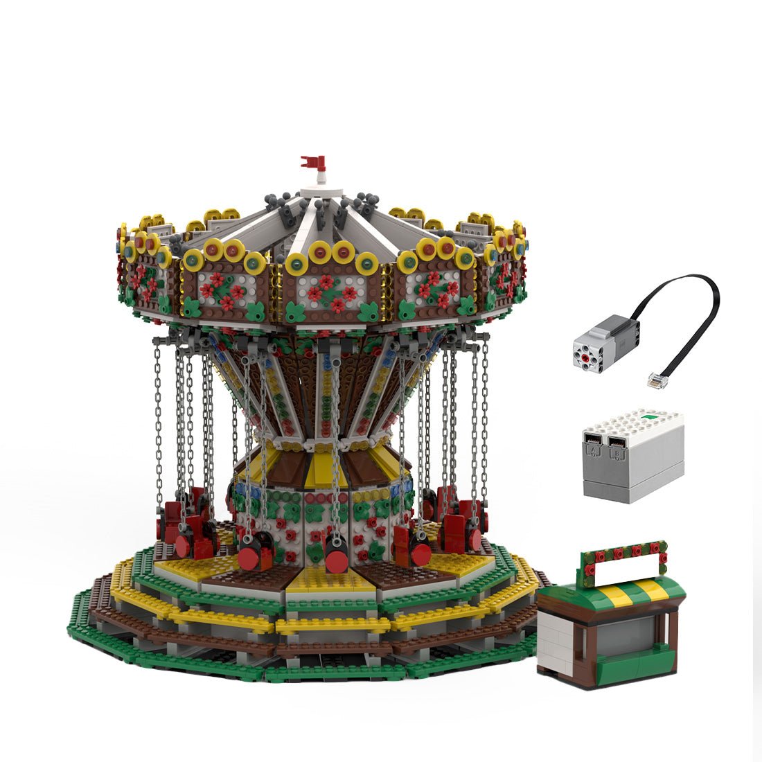 MOC Christmas Chained Carousel - LesDiy