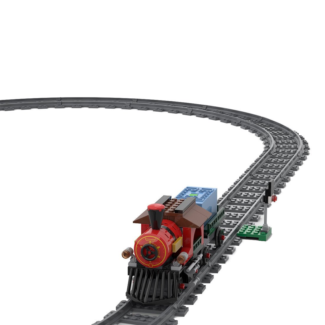 MOC Extra - long Train Track Model - LesDiy