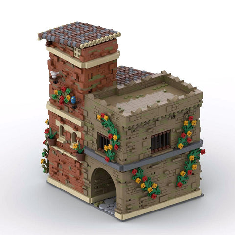 MOC Medieval Streetscape Restaurant - LesDiy