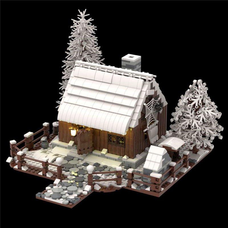 MOC Wooden House in Winter - LesDiy