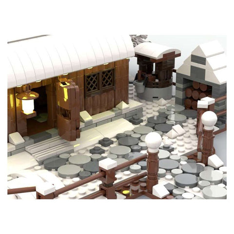 MOC Wooden House in Winter - LesDiy