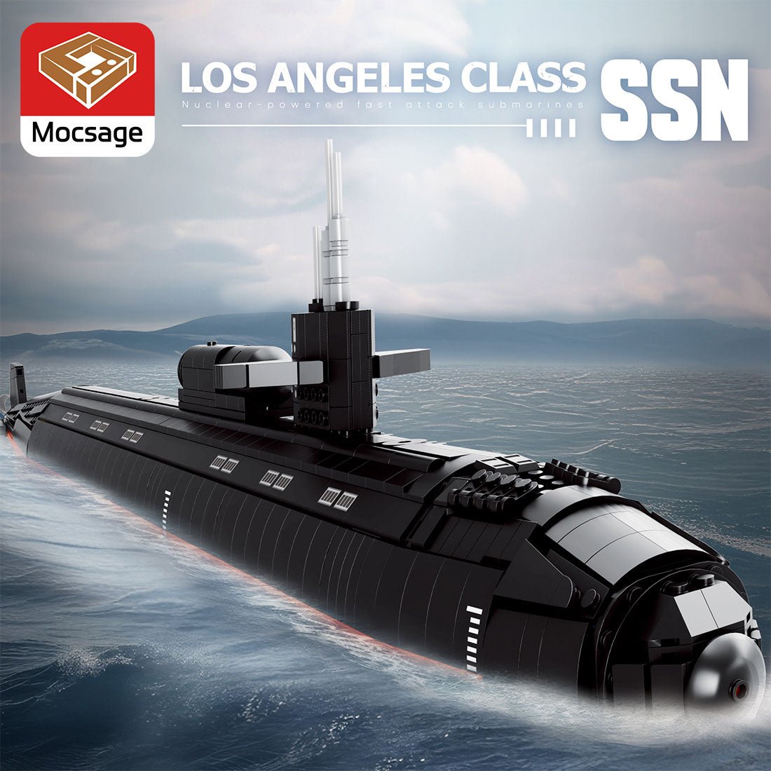 Mocsage 1/125 UCC Los Angeles - class Military Nuclear Submarine - LesDiy