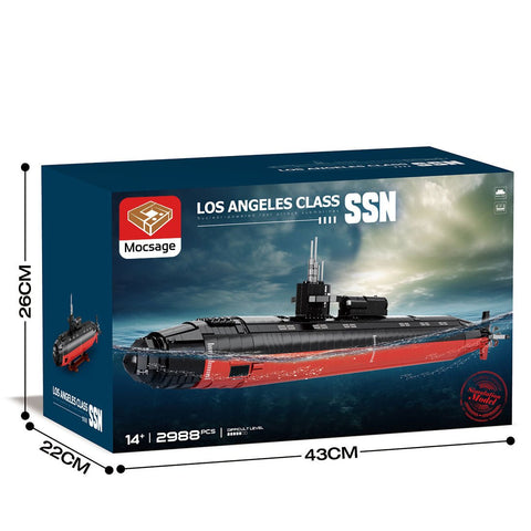 Mocsage 1/125 UCC Los Angeles - class Military Nuclear Submarine - LesDiy