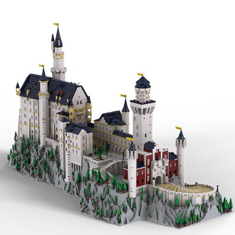 Mocsage 1/350 Scale German Neuschwanstein Castle - LesDiy