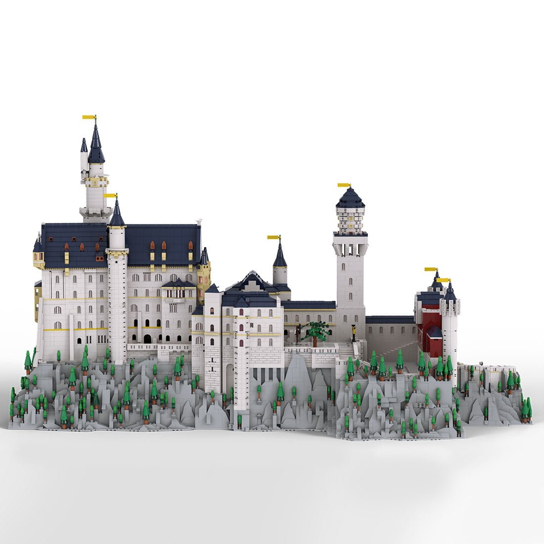 Mocsage 1/350 Scale German Neuschwanstein Castle - LesDiy