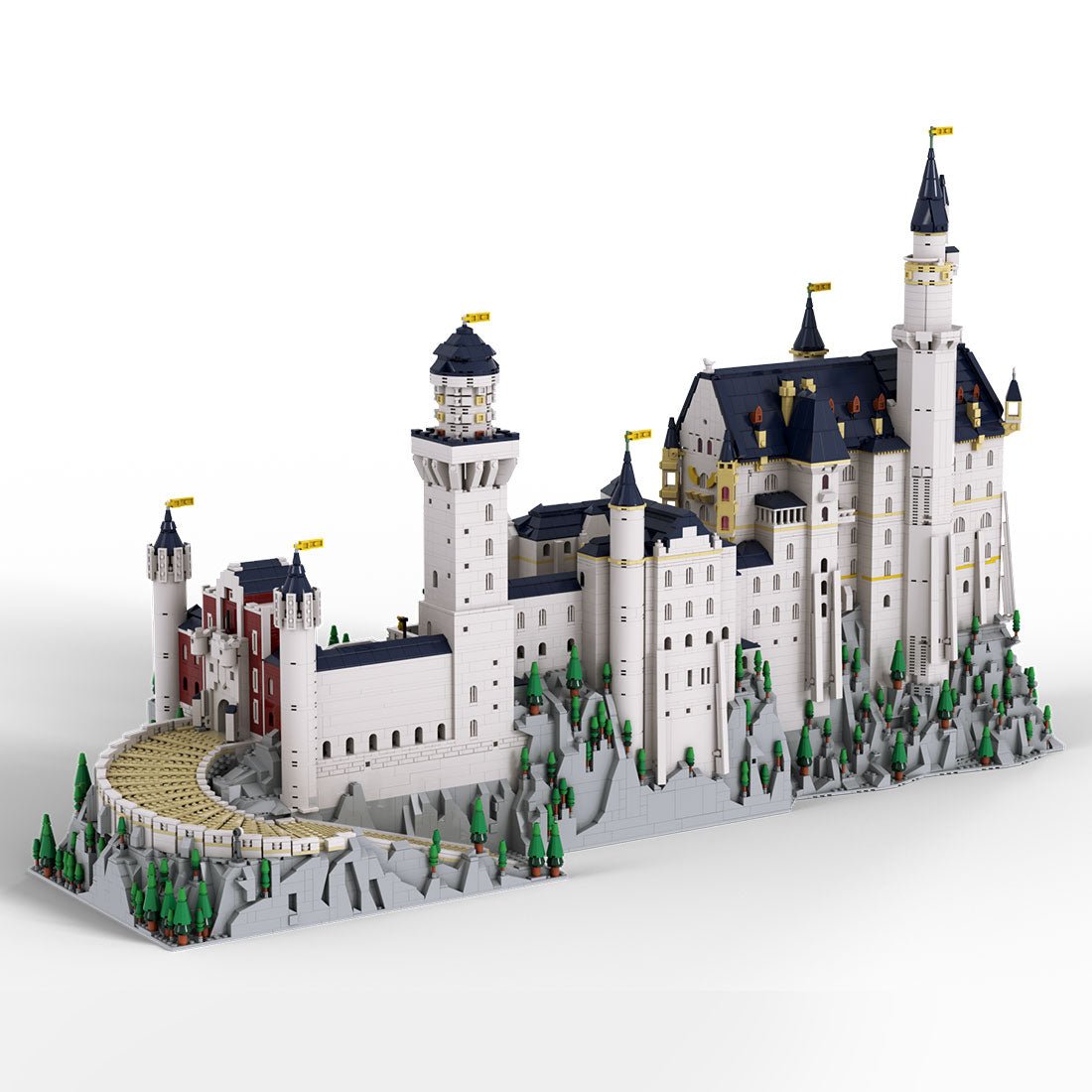 Mocsage 1/350 Scale German Neuschwanstein Castle - LesDiy