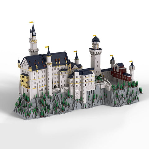 Mocsage 1/350 Scale German Neuschwanstein Castle - LesDiy