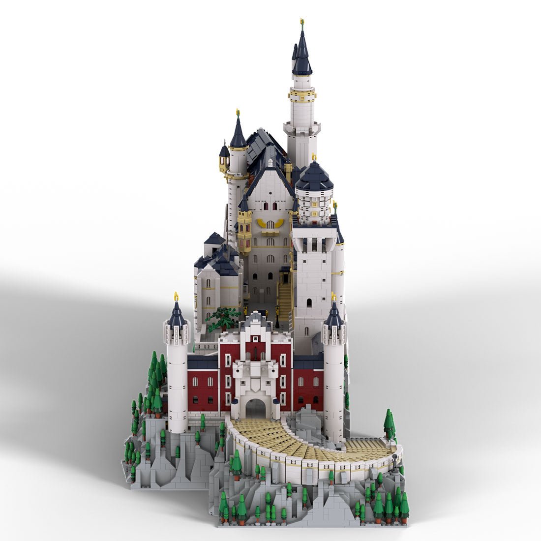 Mocsage 1/350 Scale German Neuschwanstein Castle - LesDiy