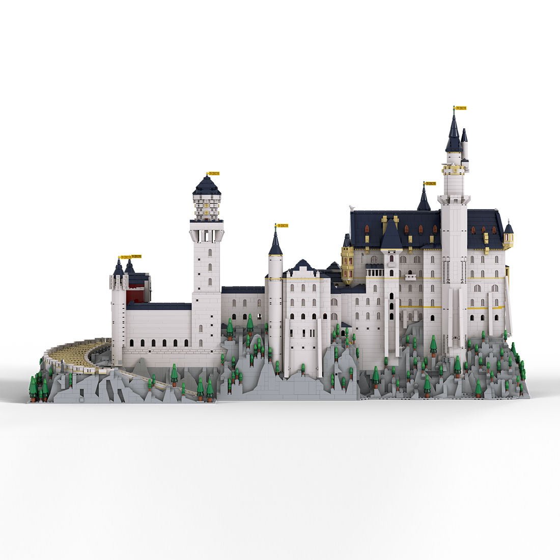 Mocsage 1/350 Scale German Neuschwanstein Castle - LesDiy